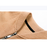 Men cardigan Genuine Chiamagna autumn and winter business men's solid color knit jacket men's fashion versatile cardigan outfit