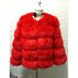Mink Coats Women Winter Top Fashion FAUX Fur Coat Elegant Thick Warm Outerwear Fake Fur Jacket Chaquetas Mujer