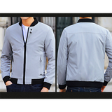 Men windproof jacket casual sports outdoor all-match breathable printed top