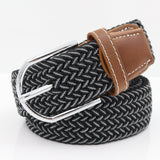 Breathable Canvas Woven Belt — Casual Fabric Waist Belt