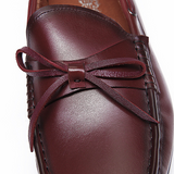 Men's Casual Leather Sailing Shoes — Breathable Design