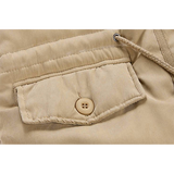 Men's Hooded Winter Parka — Thick Cotton Insulated