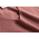 Women's cashmere five-quarter sleeve pure cashmere knit T-shirt women's five-quarter sleeve spring sweater leggings