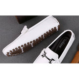 Men shoes Slip On Genuine Leather Loafers Men Casual Shoes