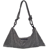 Women's Luxury Diamond Underarm Bag — Rhinestone Embellished Shoulder Bag