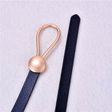 Women's Thin Leather Fashion Belt — Lacquer Finish Jeans Belt