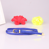 Women's Woven Pin Buckle Rope Belt — Slim Decorative