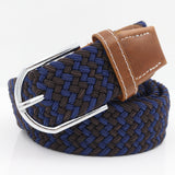 Breathable Canvas Woven Belt — Casual Fabric Waist Belt