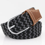 Breathable Canvas Woven Belt — Casual Fabric Waist Belt