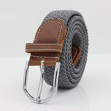 Breathable Canvas Woven Belt — Casual Fabric Waist Belt