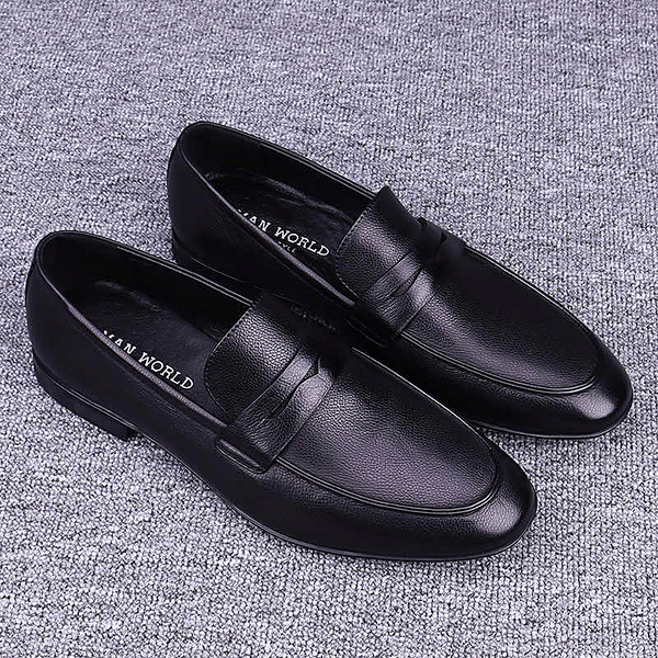 Men's genuine leather shoes new men's shoes first layer of cowhide soft sole one-step business casual shoes