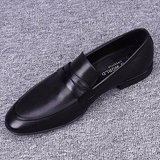 Men's genuine leather shoes new men's shoes first layer of cowhide soft sole one-step business casual shoes