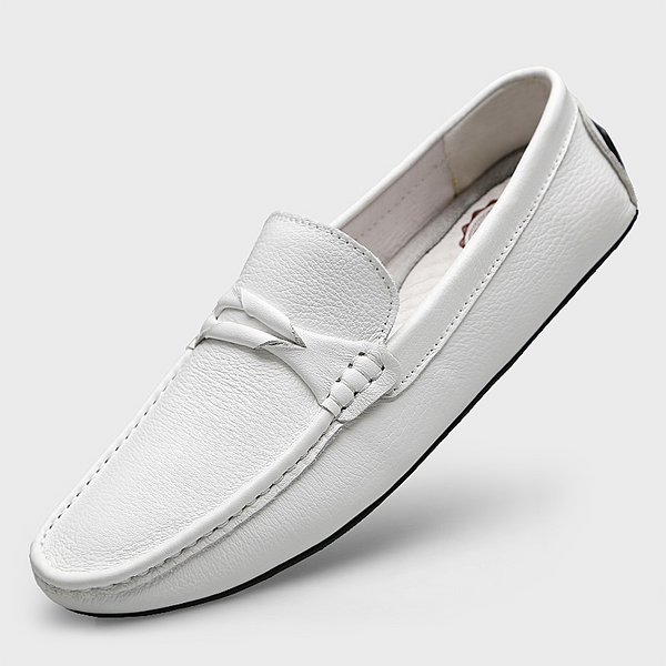 Men new style genuine leather shoes soft sole soft leather slip-on men's casual leather shoes