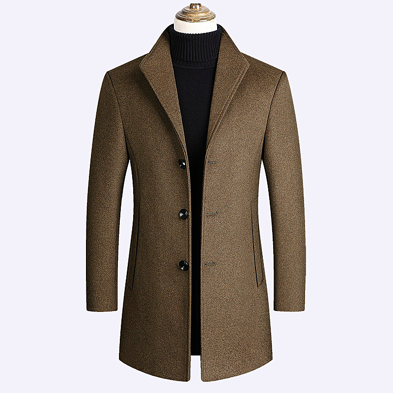 Men  woolen coat Autumn And Winter