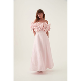 Three-dimensional Floral Slim-fit Long Dress For Women
