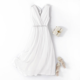Womens Fashionable Western-style Silk Dress