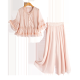 Womens Summer Lightweight Fashionable Casual Outfit Set