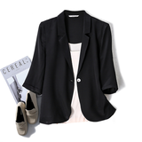 Hepburn-style Silk Womens Blazer