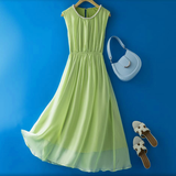 Womens Silk Dress With No Beading
