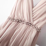 Womens Fashionable Western-style Silk Dress