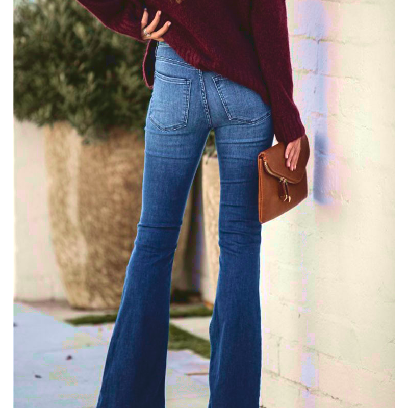 Women pants Slim Trousers And Micro Flared Jeans