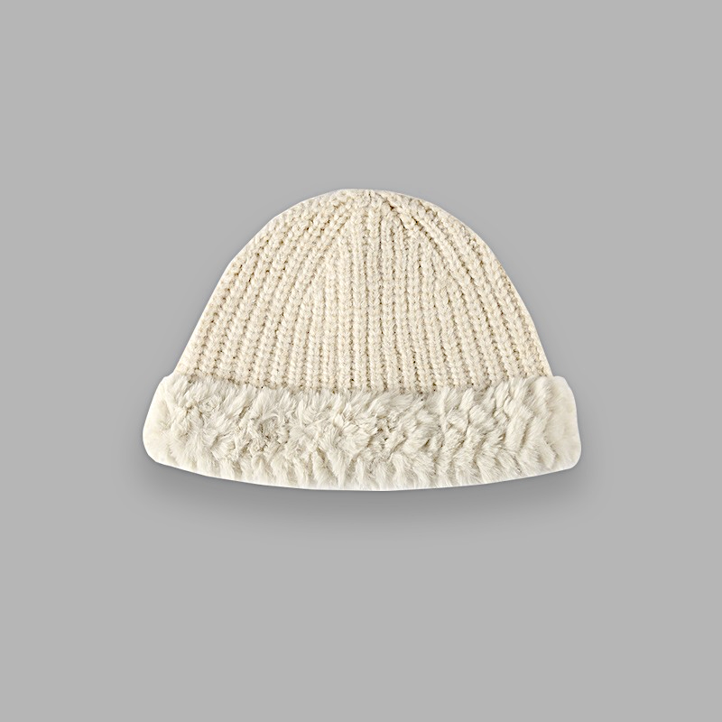 Women hat Autumn And Winter Leisure Versatile Warm High Elastic Knitted Hat Women