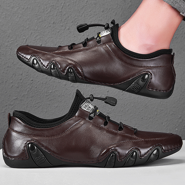 Men's Fashionable Leather Breathable Shoes