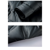 Men's Warm And Cold-proof Waterproof Jacket With Wool Collar Down Jacket