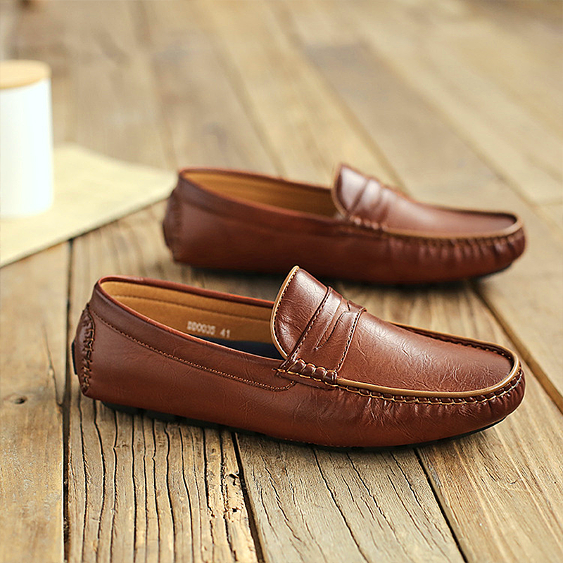 Men shoes Loafers Shoes Men Fashion Shoes Comfy Men's Flats Moccasins Classic Original Leather Men Casual Shoes