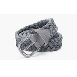 Men belt suede woven belt neutral wax cord cotton rope woven belt