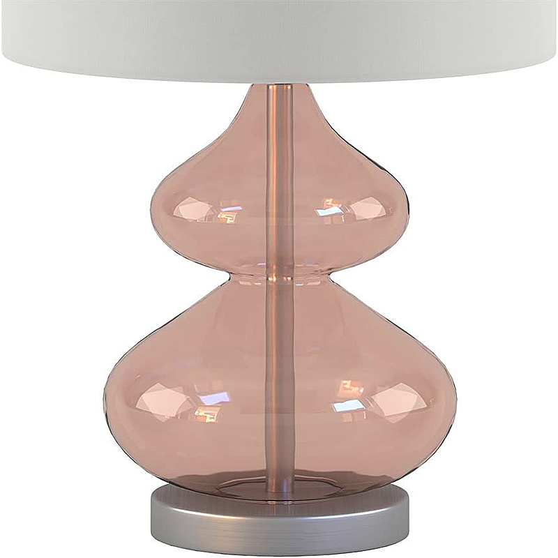 Luxury Clear Glass Double Gourd Table Lamp