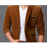 Men one Button slim fit Suit blazer Coat Jacket suit