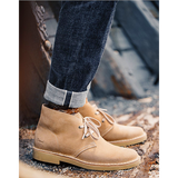 Men shoes retro desert boots trend classic high-top tooling boots casual boots