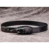 Men belt ouluoer new men belt men crocodile leather male belt men crocodile belt