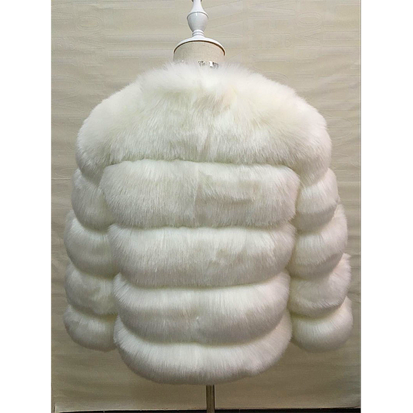 Mink Coats Women 2023 Winter Top Fashion FAUX Fur Coat Elegant Thick Warm Outerwear Fake Fur Jacket Chaquetas Mujer