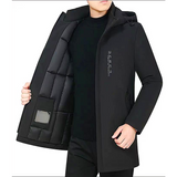 Men jacket men winter thickened long cotton coat winter cotton jacket