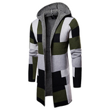 Fall winter men's sweater hooded knitted jacket knitted sweater coat