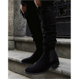 Men shoes Nether handmade Chelsea boots men's leather boots non-fog Kanye  high street fashion brand retro men's boots
