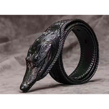 Men belt ouluoer new men belt men crocodile leather male belt men crocodile belt