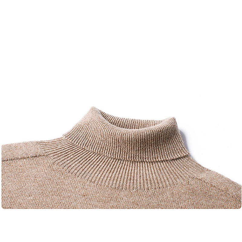 Women pullover t-shirt wool cashmere seamless bottoming high-quality high-neck slim-fitting bottoming shirt long-sleeved knitted sweater