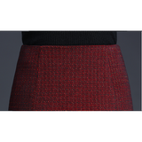 women Hip skirt Autumn winter fishtail skirt New skirt appears thin mid-length bag skirt red plaid long skirt female Ou Han wool high waist