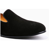 Men  Suede leather Casual Shoes Men Shoes Slip on Loafers High Quality Goodyear