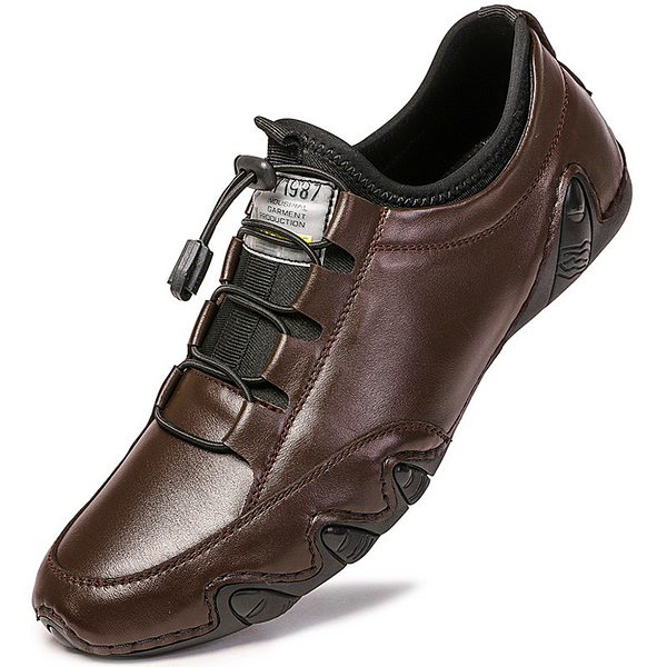 Men's Fashionable Leather Breathable Shoes