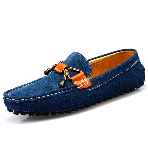 Men shoes Suede Genuine Leather Boat Shoes Slip On Shoes Autumn Luxury Loafers Men Moccasins Shoes Casual Shoes