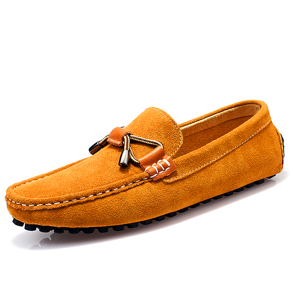 Men shoes Suede Genuine Leather Boat Shoes Slip On Shoes Autumn Luxury Loafers Men Moccasins Shoes Casual Shoes