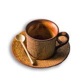 Stoneware handmade coffee mug