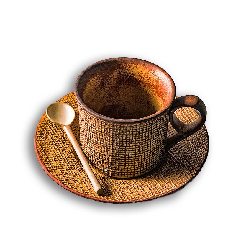 Stoneware handmade coffee mug