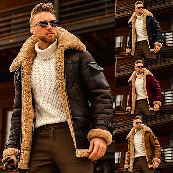 High quality winter men jacket plus size coats thick thermal fleece  jacket men