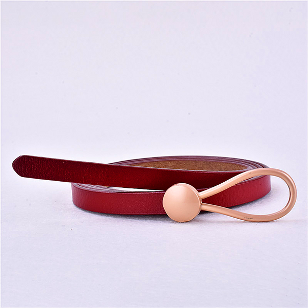 Women belt Leather Belt Women's Thin Fashion Matching Skirt Belt Lacquer Ladies Belt Decorative Simple Jeans Belt