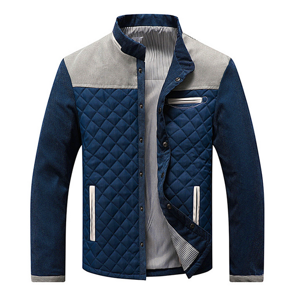 Men Casual Jackets Solid Men Patchwork Slim Fit Coats Male Tracksuit Mens Sportswear Men